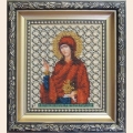 Набор для вышивания бисером ЧАРИВНА МИТЬ "Икона святой равноапостольной Марии-Магдалины"
